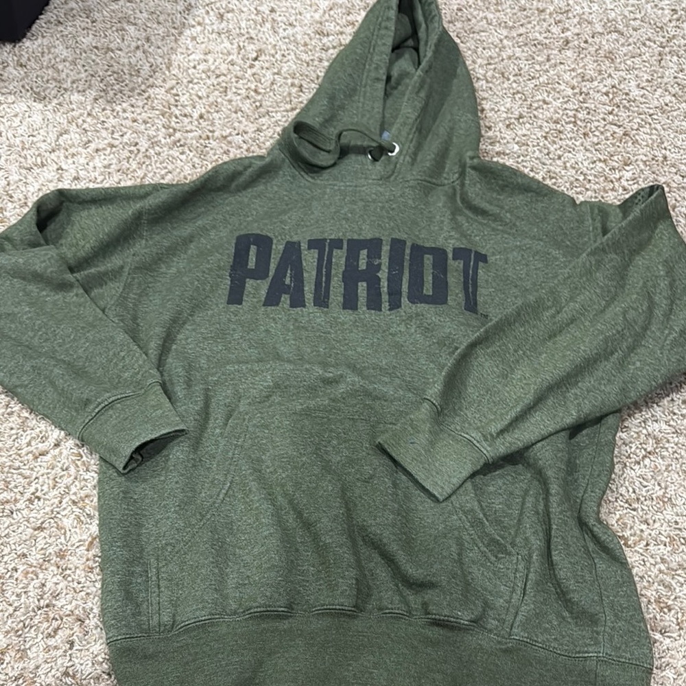 Patriot Olive Green Men's Hoodie